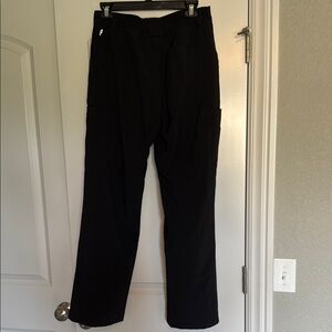 Black Cargo Scrubs